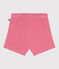Shorts in spugna di cotone neonato rosa PEONIA