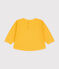Maglia in tessuto felpato neonato giallo DAISY