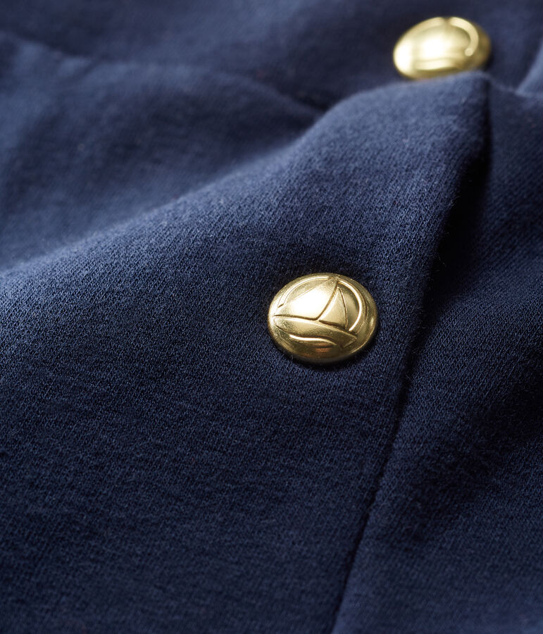 Leggings con short beb&egrave; femmina blu/bianco