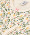 Camicia da notte in cotone con motivo a fiori bambino bianco AVALANCHE/ MULTICO