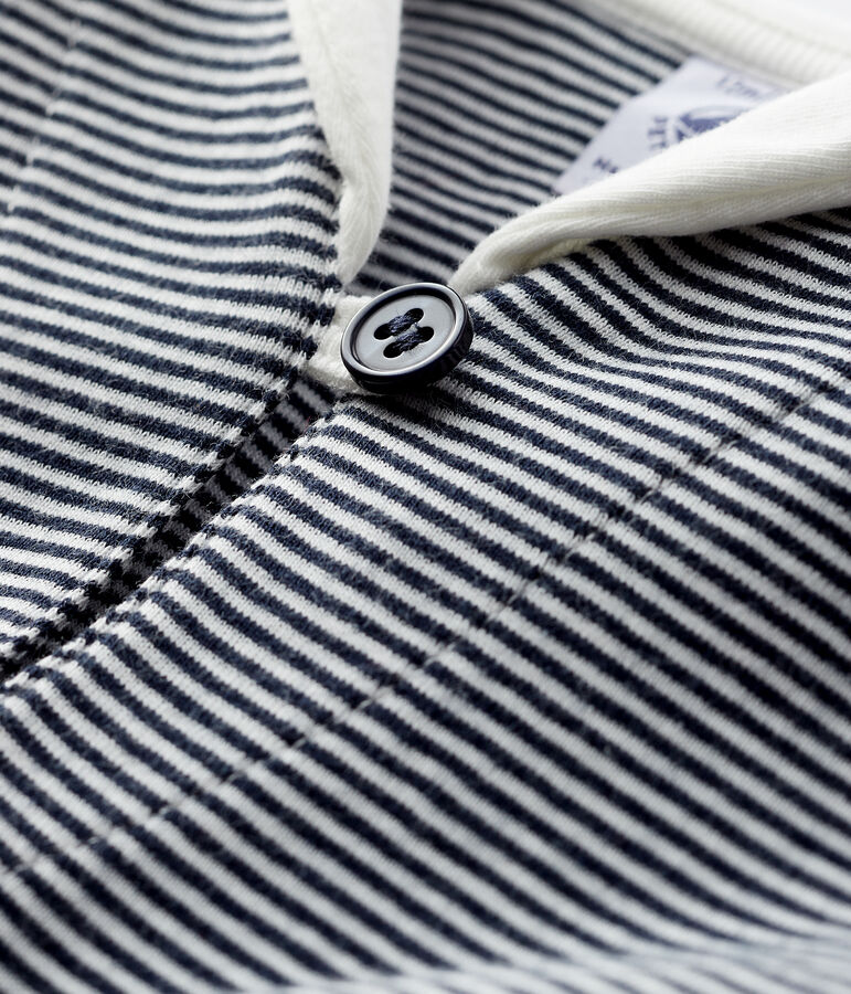 T-shirt millerighe beb&egrave; maschio blu/bianco