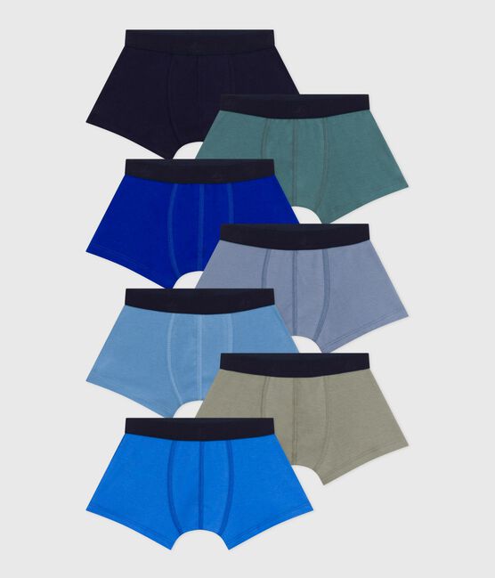 Set di boxer in cotone a tinta unita bambino variante 1