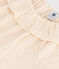 Blusa in garza di cotone bambina ecru AVALANCHE
