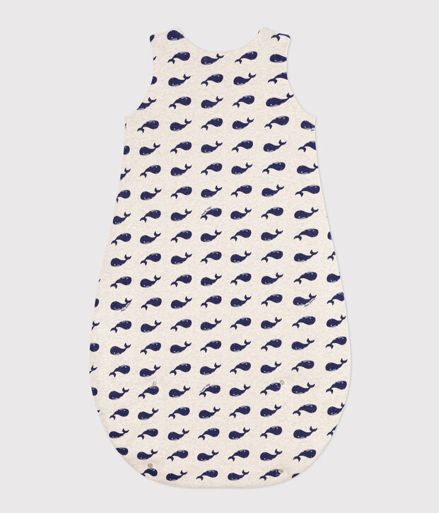 Sacco nanna balene marine in cotone TOG 2 beige/blu