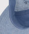 Cappellino Petit Bateau Family in denim per bebè blu DENIM CLAIR