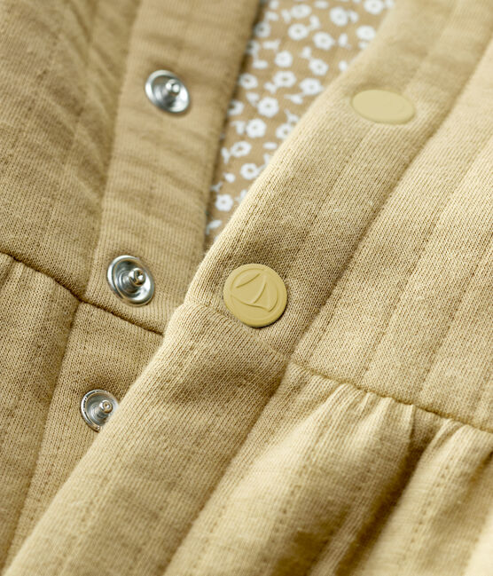 Tutina lunga trapuntata bebè. beige JERRYCAN