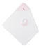 Scatola regalo con telo da bagno per bebé femmina rosa VIENNE/bianco ECUME