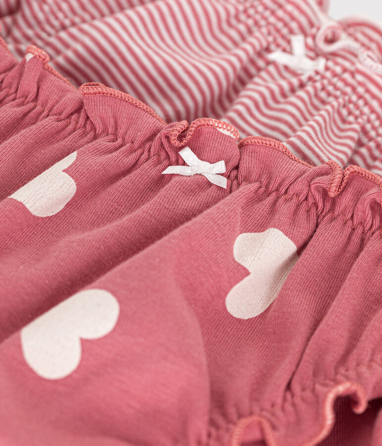 Set di 2 vezzosi slip in cotone donna multicolore