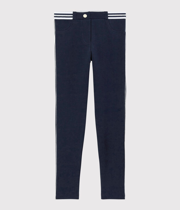 Jeggings in cotone elasticizzato bambina SMOKING