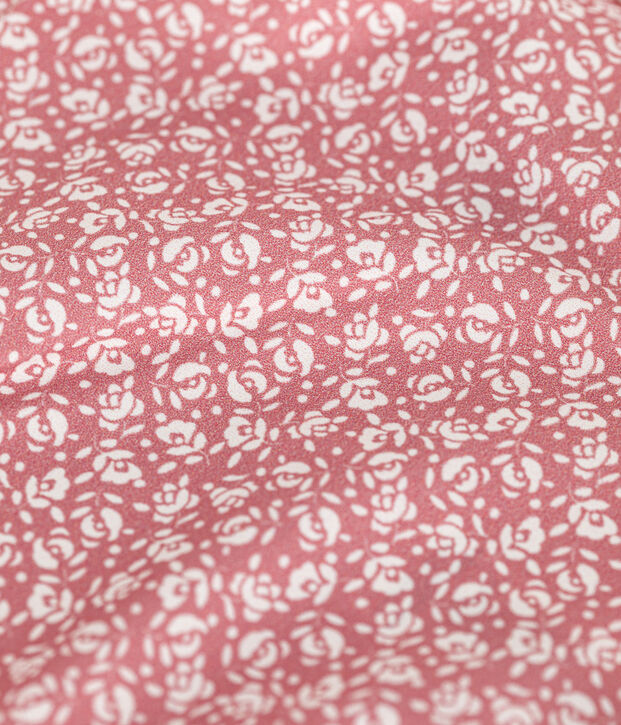 Costume da bagno beb&egrave; rosa/bianco