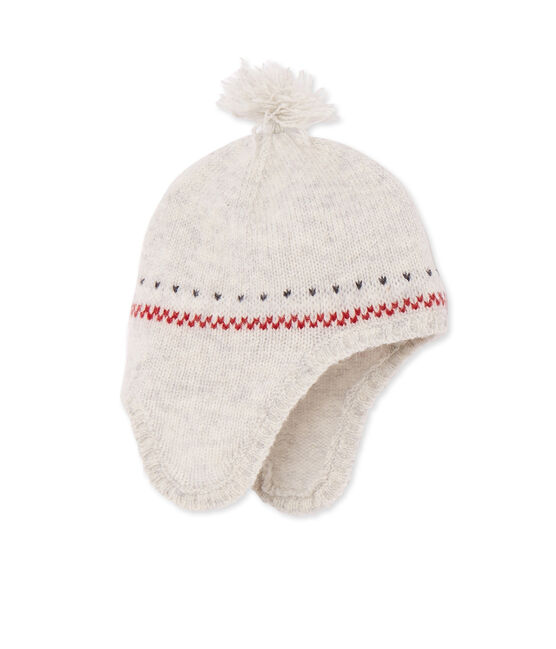 Cappello peruviano per bebè in misto lana grigio MONTELIMAR CHINE