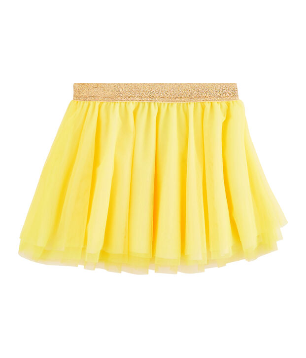 Gonna bambina giallo