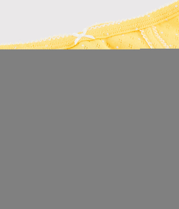 Confezione da 3 slip vita alta tour-trou bambina multicolore