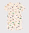 Pigiama short in cotone con stampa multi sport bambino bianco AVALANCHE/ MULTICO