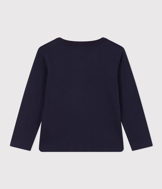 T-shirt a maniche lunghe in cotone bambino unisex  blu SMOKING