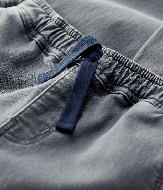Pantalone regular bambino in denim grigio