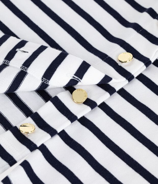 Marini&egrave;re donna in cotone bianco/blu