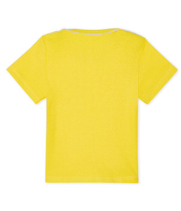 Tee shirt manches courtes b&eacute;b&eacute; gar&ccedil;on giallo