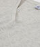 T-shirt LE DROIT in cotone con scollo a V Donna grigio BELUGA CHINE