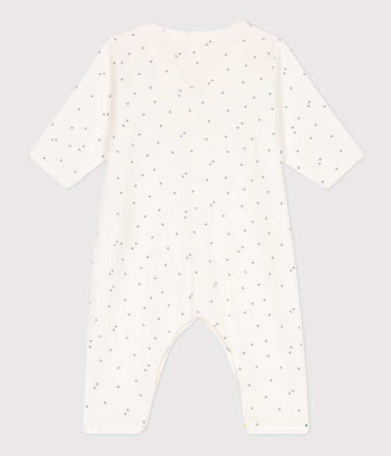 Tutina stelle in cotone bianco MARSHMALLOW/grigio GRIS