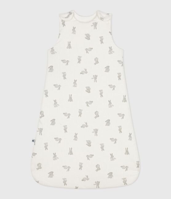 Sacco nanna in cotone neonato TOG 2 bianco MARSHMALLOW/grigio GRIS