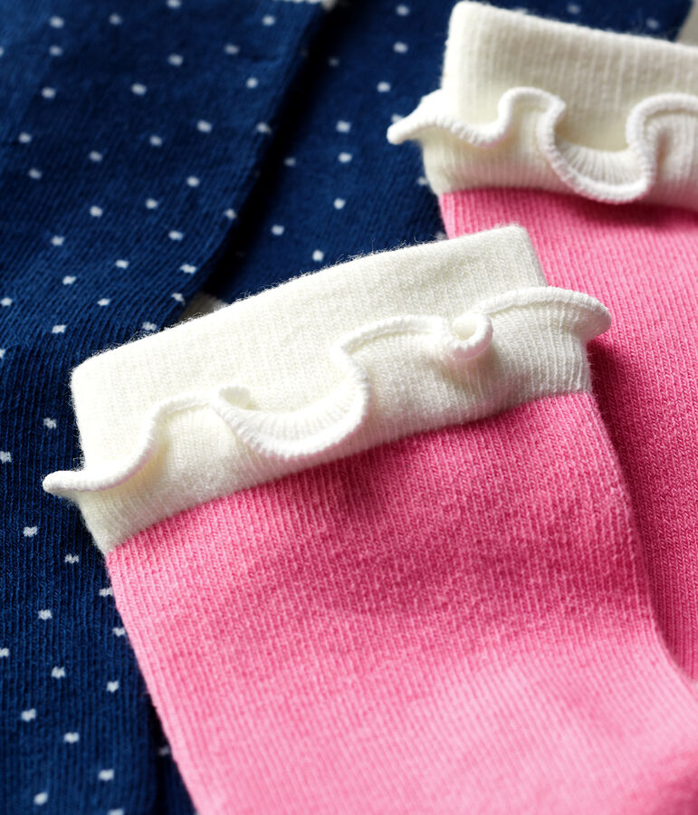 Confezione da 2 paia di calzini bambina multicolore