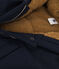 Parka foderato in sherpa per donna blu SMOKING