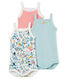 Confezione da 3 body con spalline bimba