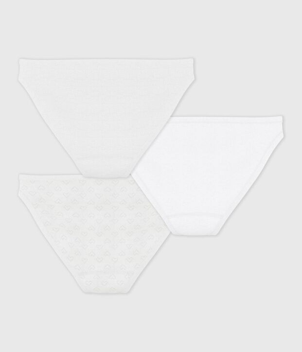 Confezione da 3 slip in cotone donna multicolore