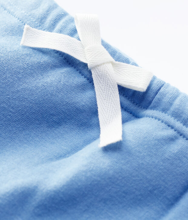Pantaloni beb&egrave; in cotone biologico blu