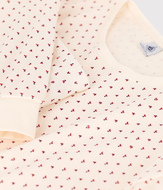 Pigiama donna in cotone bianco AVALANCHE/ MULTICO