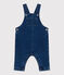 Salopette lunga in denim ed elastan neonato blu DENIM MOYEN
