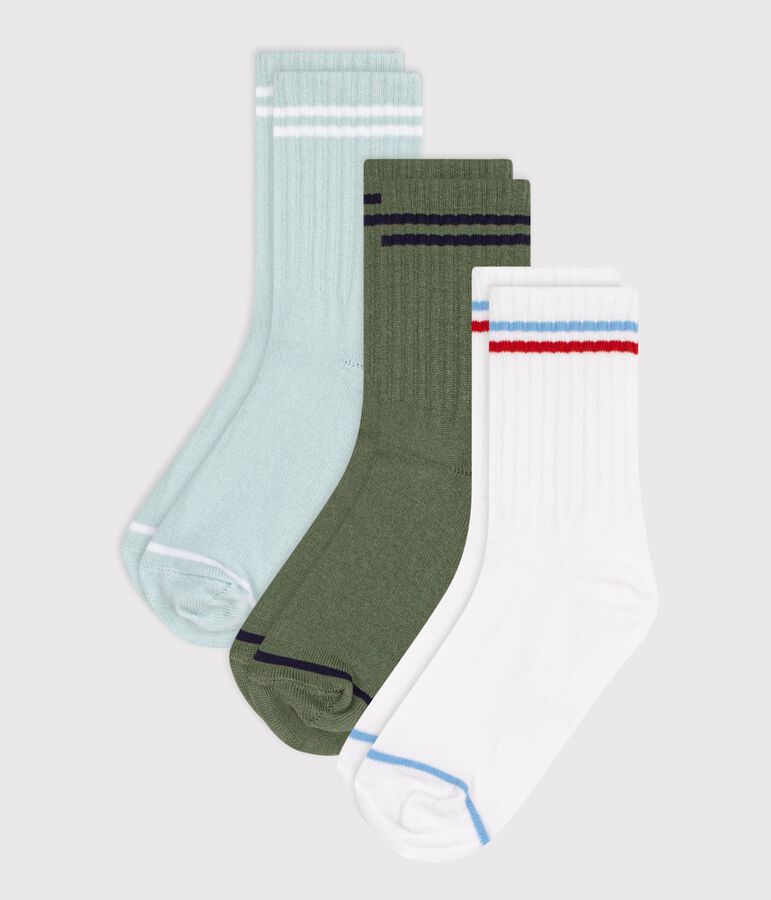 3 paia di calzini sportivi in cotone bambino variante 1