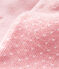 Sciarpa bebè unisex foderata in pile rosa CHARME/bianco MARSHMALLOW