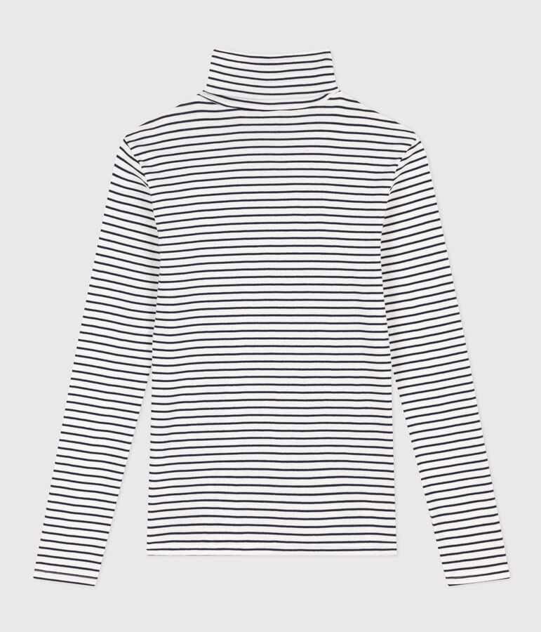 T-shirt L'ICONIQUE in cotone donna bianco/blu