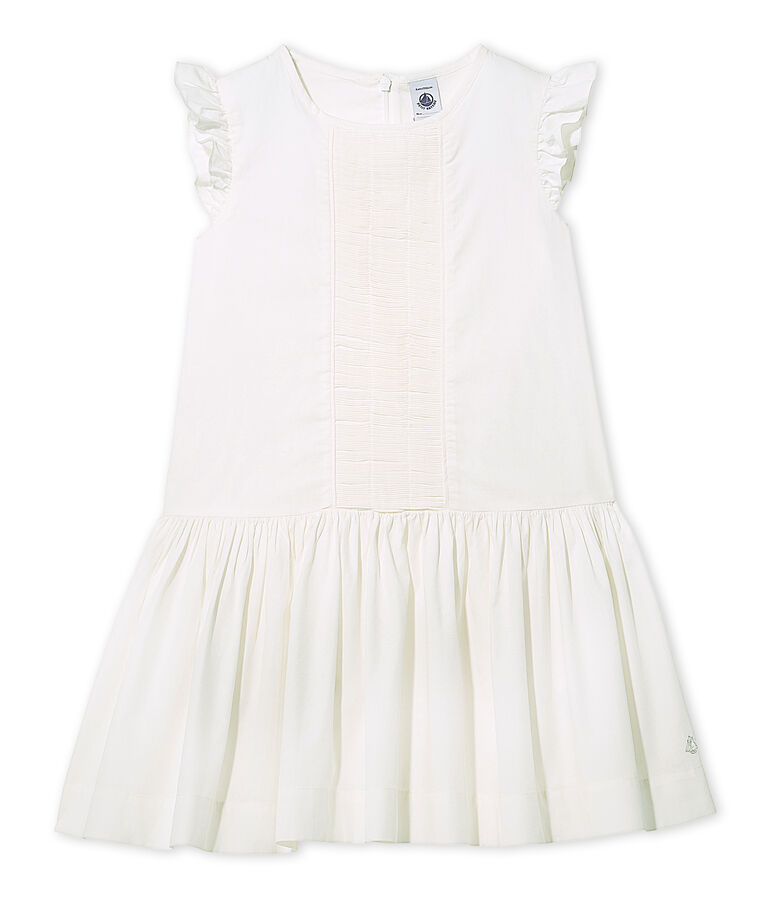 Robe de c&eacute;r&eacute;monie fille bianco Lait