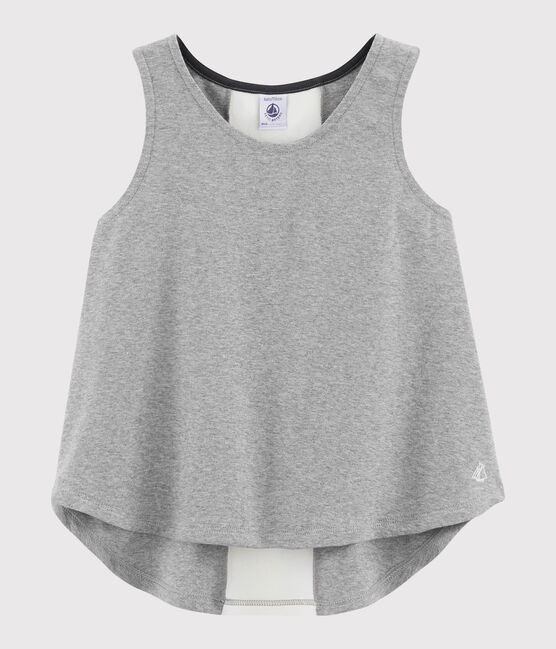 Canottiera sportiva bambina grigio SUBWAY CHINE
