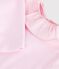 Body con colletto in cotone tinta unita neonata BARELY
