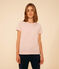 T-shirt LE DROIT girocollo in cotone Donna rosa SALINE
