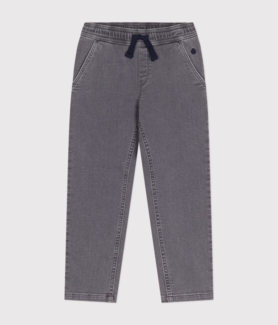 Pantalone bambino in denim taglio regular grigio GRIS DELAVE