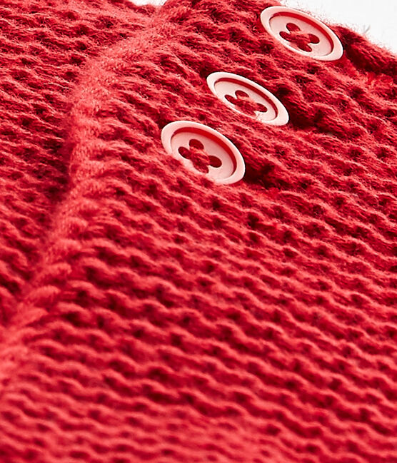 Cardigan bebé unisex rosso TERKUIT