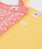 Confezione da 2 canottiere con spalline a fiori bambina in cotone variante 1