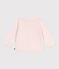 Cardigan in cotone a punto fantasia neonata rosa FLEUR