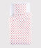 Completo biancheria da letto cuore rosso in popeline bianco MARSHMALLOW/rosso TERKUIT