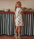 Camicia da notte in cotone con motivo a cuore bambino