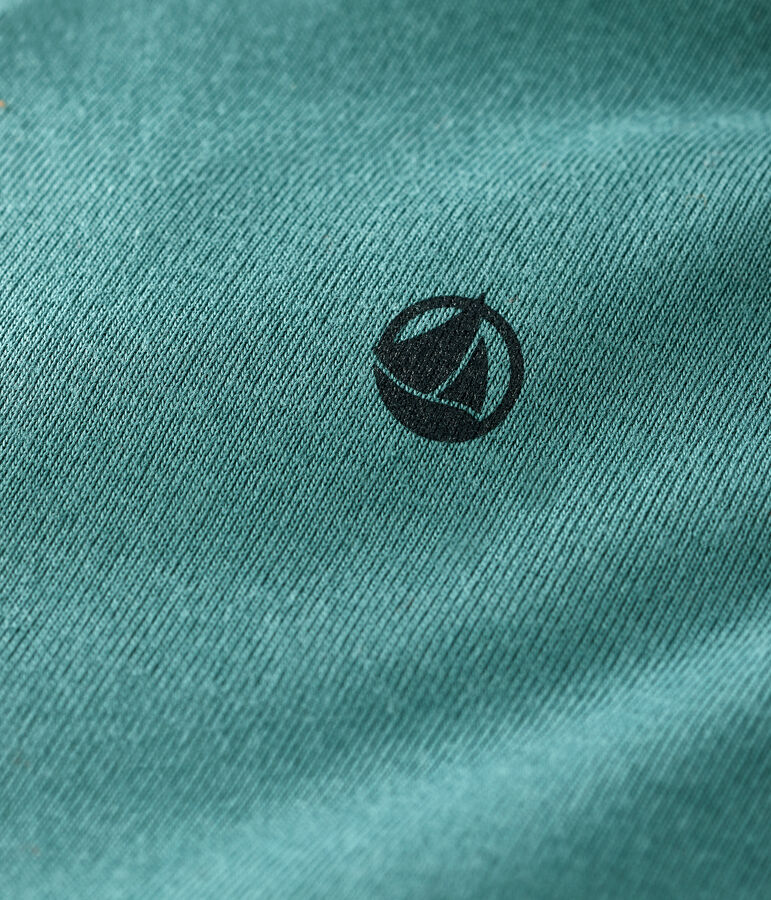 Felpa con cappuccio bambina/bambino verde