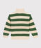 Maglione dolcevita con mezza cerniera in cotone bambino verde PALMERAIE/ AVALANCHE