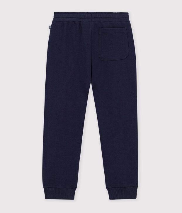 Joggers in cotone tinta unita bambina SMOKING