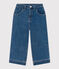 Pantaloni in denim 100% eco-friendly bambina blu DENIM BLEU