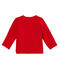 Cardigan in tubique trapuntato neonata rosso TERKUIT